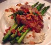 Cast Iron Ribeye with Mashed Cauliflower & Asparagus