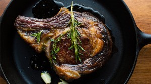 Bone-in Ribeye with Rosemary & Thyme.